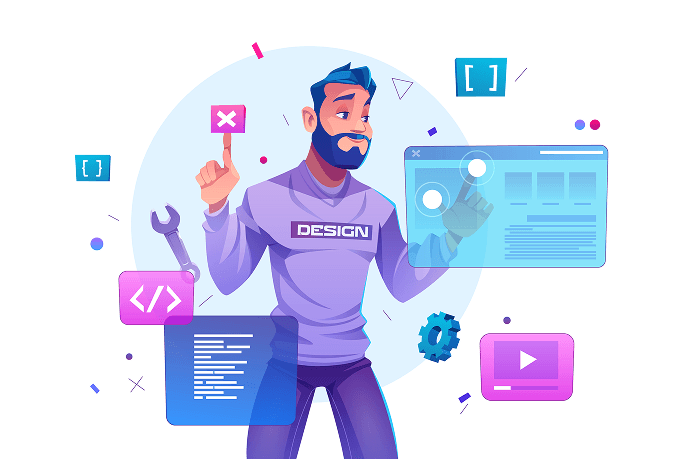Screenshots of the dashboard project showing desktop version